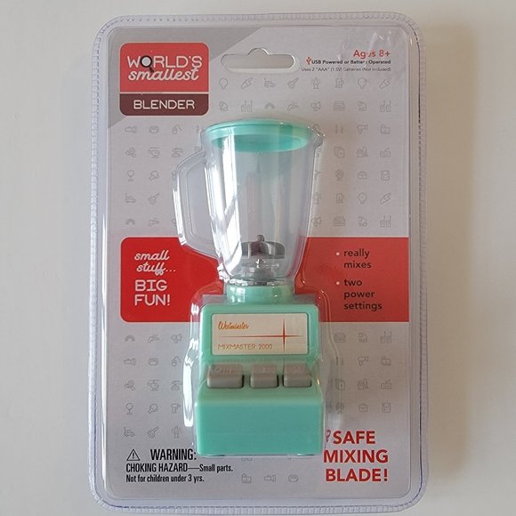 Westminster World's Smallest Other - World's Smallest Real Working Blender - safe for kids, brand new sealed